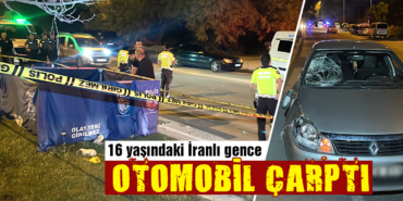 Kütahya'da otomobilin çarptığı İranlı genç öldü