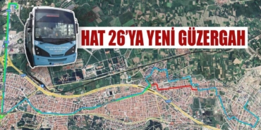 Kütahya'da hat 26’ya yeni güzergâh
