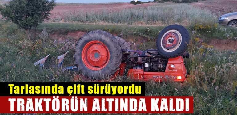 Kütahya’da traktör kazası : 1 ölü