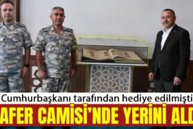Özel basım Kur’an-ı Kerim Kütahya’da yerini aldı