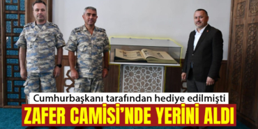 Özel basım Kur’an-ı Kerim Kütahya’da yerini aldı