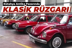Kütahya'da 6. kez açılan antika pazarında klasik rüzgarı
