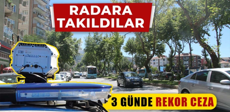 Kütahya’da sürücülere rekor ceza