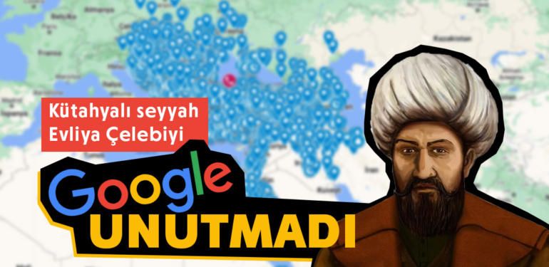 Kütahyalı Evliya Çelebi’nin gezdiği diyarlar tek tek işaretlendi