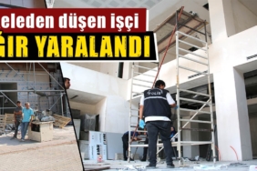 Kütahya'da iskeleden düşen işçi ağır yaralandı