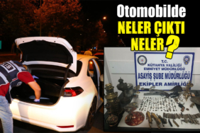 Kütahya'da tarihi eserler ele geçirildi