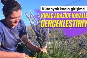 Kütahyalı kadın girişimci kıraç arazide hayallerini gerçekleştiriyor