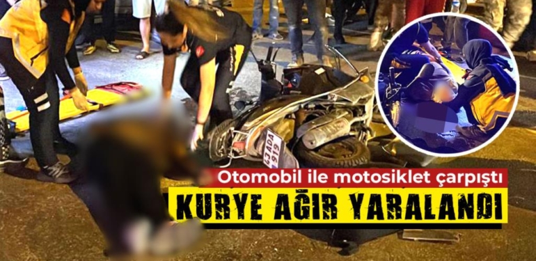 Kütahya’da otomobil ile motosiklet çarpıştı: 1 yaralı