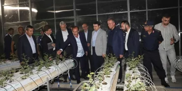 Vali Musa Işın üreticilerle buluştu