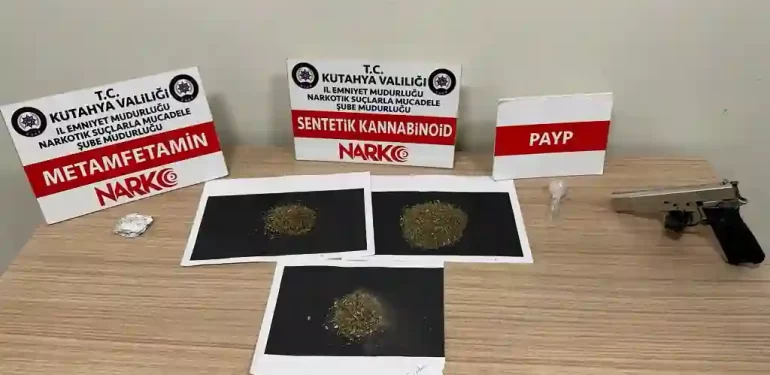 Kütahya’da uyuşturucu operasyonu: 1 kişi tutuklandı