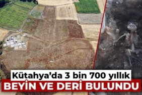 Kütahya’da 3 bin 700 yıllık beyin ve insan derisi bulundu