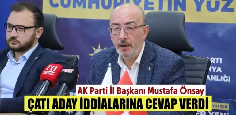 AK Partili Mustafa Önsay, belediye başkanlığı hakkında konuştu
