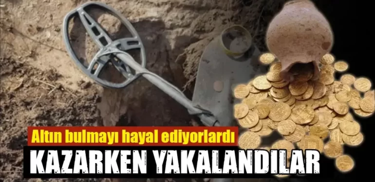Kütahya’da kaçak kazı operasyonu: 4 şüpheli yakalandı