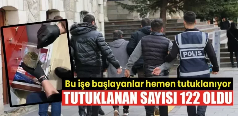 Kütahya’da uyuşturucuyla mücadele hız kesmeden sürüyor