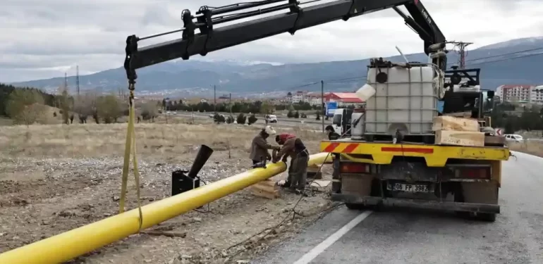 Seyitömer’de doğalgaz altyapı çalışmalarına başlandı
