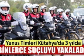 Kütahya yunus timleri suç ve uyuşturucuyla mücadelede başarılı
