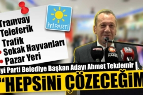 Ahmet Tekdemir, Kütahya'da Tramvay Projesini Tanıttı