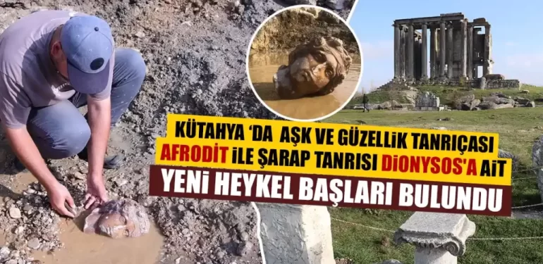 Aizanoi Antik Kenti’nde Heykellerin Bulunduğu Kazılar