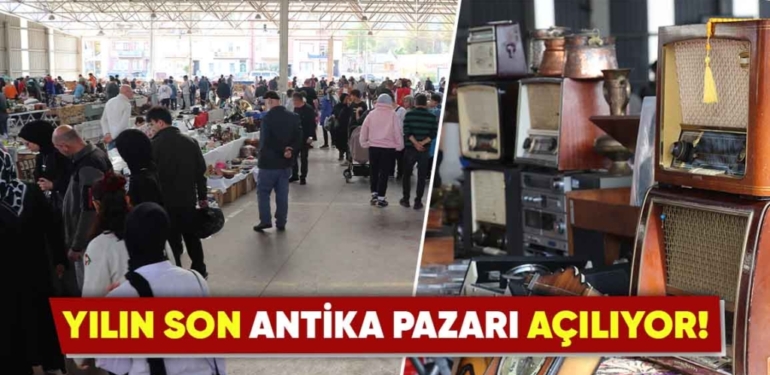 Kütahya Antika Pazarı, yılın son pazarını açmaya hazırlanıyor