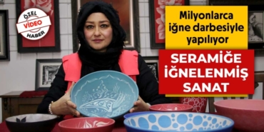 27 Yıllık ustalık Betül Bozbay'ın iğne işleme sanatı