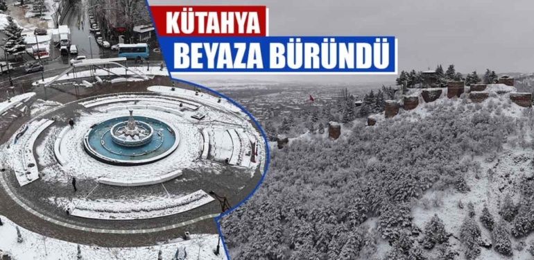 Kütahya’da Kar Yağışıyla Birlikte Ekipler Harekete Geçti