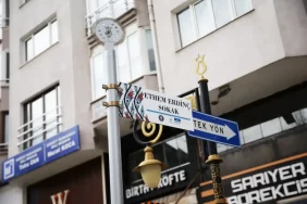 Ödüllü levhalar Kütahya cadde ve sokaklarında