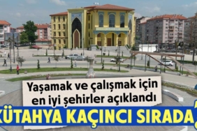 Türkiye’nin en yaşanabilir illeri açıklandı. Kütahya kaçıncı sırada?