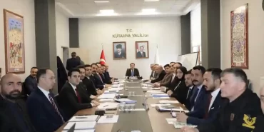 Kütahya’da asayiş ve güvenlik konuşuldu