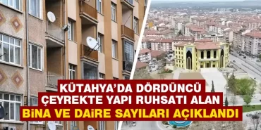 Kütahya’da bina ve daire sayılarında son durum