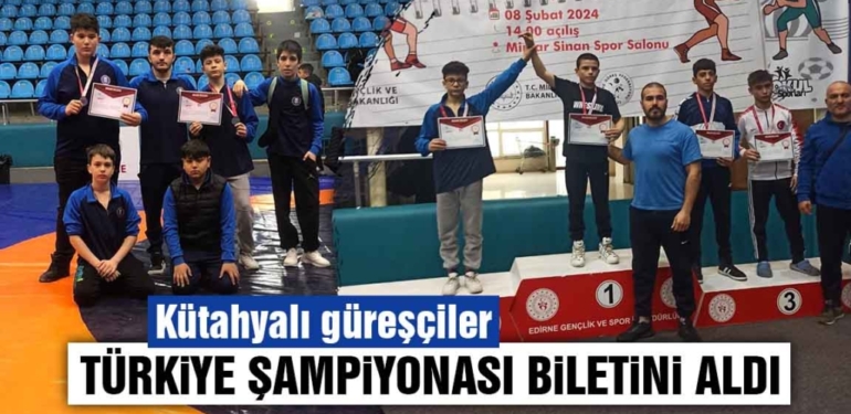 Kütahyalı güreşçiler, Türkiye şampiyonası için hazırlanıyor