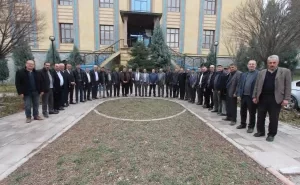 Kütahya'da il genel meclisi başkanı köy muhtarlarıyla buluştu