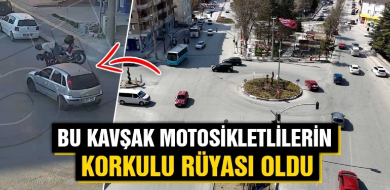 Kütahya’daki kavşak kazalarında motosikletçiler risk altında