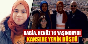 Gediz'de Kanserle mücadele eden Rabia Çelik vefat etti