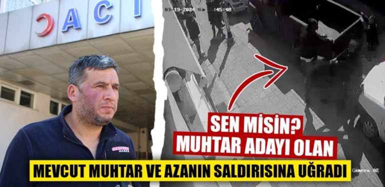 Kütahya’da muhtar adayına mevcut muhtardan saldırı iddiası