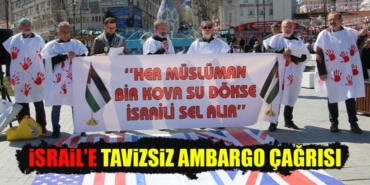 Kütahya’dan İsrail’e ambargo çağrısı 