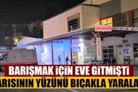Kütahya'da kocası tarafından yüzünden bıçaklanan kadın yaralandı
