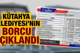 Kütahya Belediyesi borç stoğu açıklandı