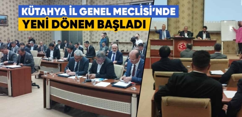 Muammer Özcura tekrar Kütahya il Genel meclisi başkanı seçildi