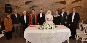 Kütahya belediye başkanı Kahveci'nin İlk Nikah Töreni
