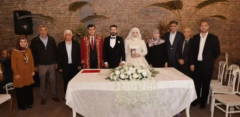 Kütahya belediye başkanı Kahveci’nin İlk Nikah Töreni