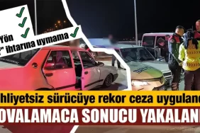 Kütahya'da drift atıp kaçan sürücü yakalandı