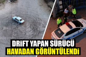 Kütahya'da drift yapan sürücüye 32.233 TL Ceza