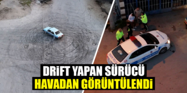 Kütahya'da drift yapan sürücüye 32.233 TL Ceza