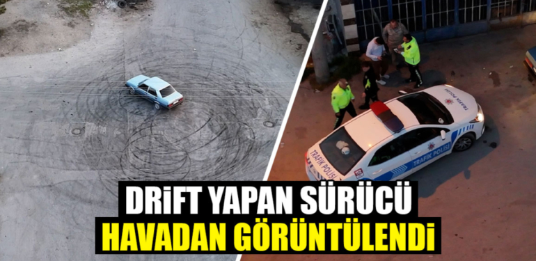 Kütahya’da drift yapan sürücüye 32.233 TL Ceza