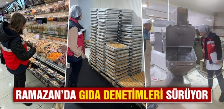 Kütahya’da gıda işletmelerine denetimler sürüyor