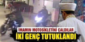 Kütahya'da cami imamının motosikleti çalındı iki genç tutuklandı
