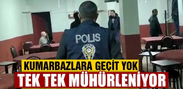 Kütahya’da kumar oynanan kıraathaneler mühürleniyor 