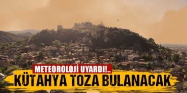 Kütahya’da toz taşımına dikkat!