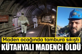 Kütahya'da maden kazası 1 ölü