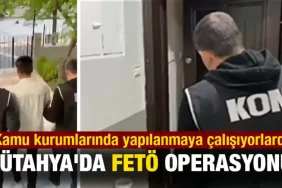 Kütahya'da FETÖ operasyonunda 21 kişi yakalandı